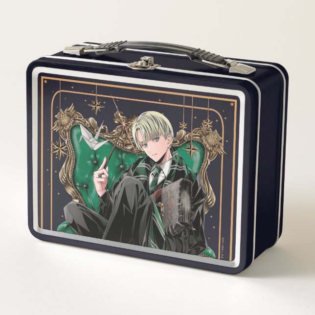 HARRY POTTER™ | Anime Draco Malfoy Sitzplatz Metall Brotdose (Vorderseite)