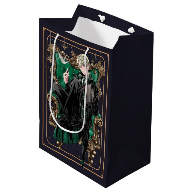 HARRY POTTER™ | Anime Draco Malfoy Sitzplatz Mittlere Geschenktüte (Vorderseite Schrägansicht)