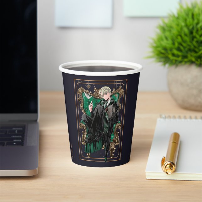 HARRY POTTER™ | Anime Draco Malfoy Sitzplatz Pappbecher (InSitu)