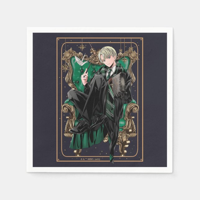 HARRY POTTER™ | Anime Draco Malfoy Sitzplatz Serviette (Vorderseite)