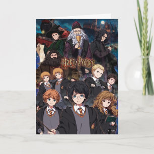 HARRY POTTER™ Anime-Ensemble-Szene Karte