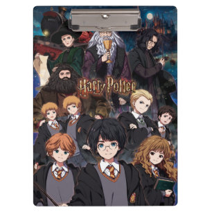 HARRY POTTER™ Anime-Ensemble-Szene Klemmbrett