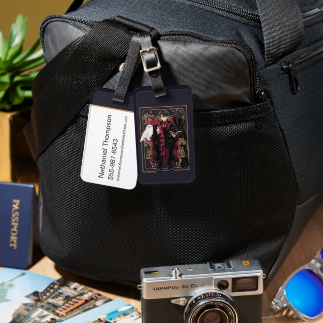 HARRY POTTER™ | Anime HARRY POTTER™-Sitze Gepäckanhänger (Vorderseite & Rückseite)