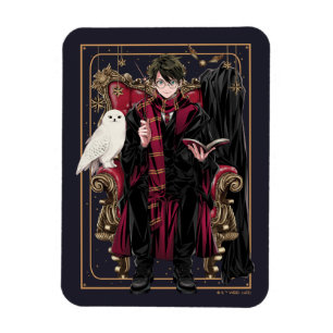 HARRY POTTER™   Anime HARRY POTTER™-Sitze Magnet