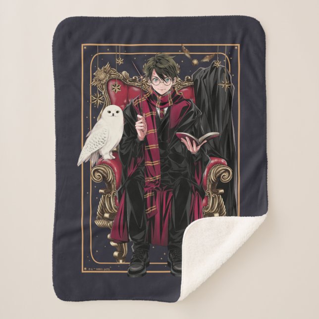 HARRY POTTER™ | Anime HARRY POTTER™-Sitze Sherpadecke (Vorderseite)