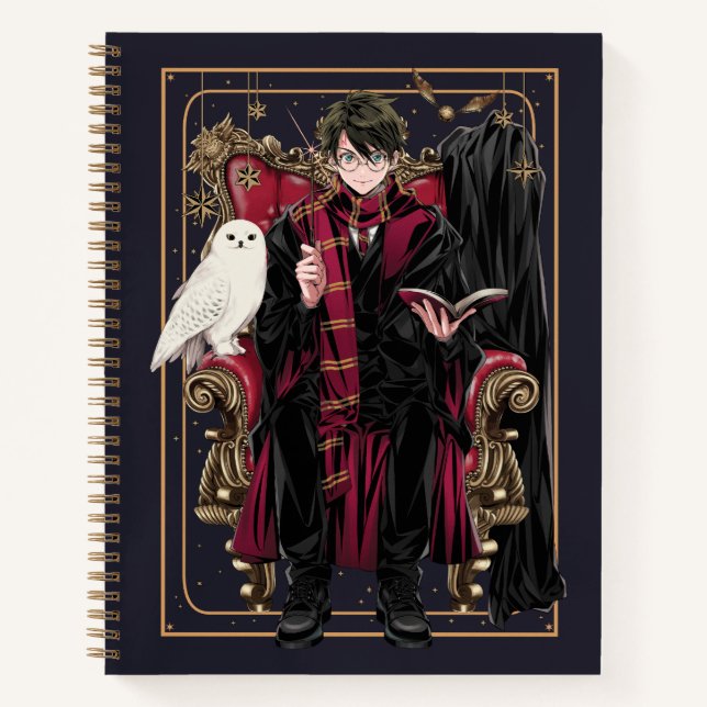 HARRY POTTER™ | Anime HARRY POTTER™ Sitzend Notizbuch (Vorderseite)