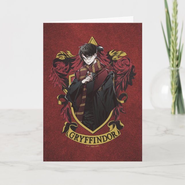 HARRY POTTER™ | Anime HARRY POTTER™ Wappen Karte (Vorderseite)
