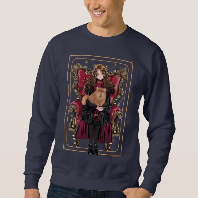 HARRY POTTER™ | Anime Hermione Granger Sitzplatz Sweatshirt (Vorderseite)