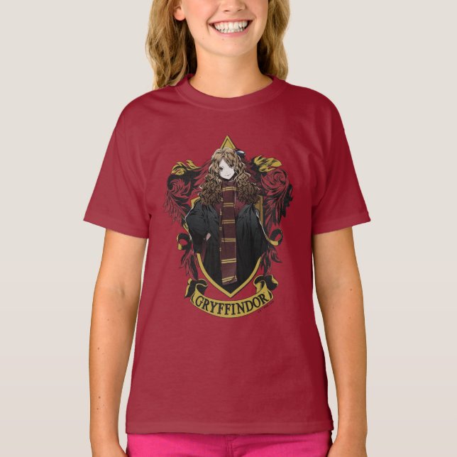 HARRY POTTER™ | Anime Hermione House Wappen T-Shirt (Vorderseite)