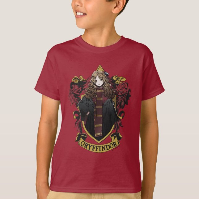 HARRY POTTER™ | Anime Hermione House Wappen T-Shirt (Vorderseite)