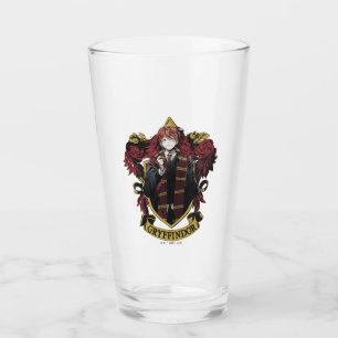 HARRY POTTER™ Anime Ron Weasley Haus-Wappen Glas