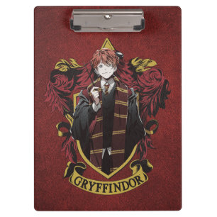 HARRY POTTER™ Anime Ron Weasley House Wappen Klemmbrett