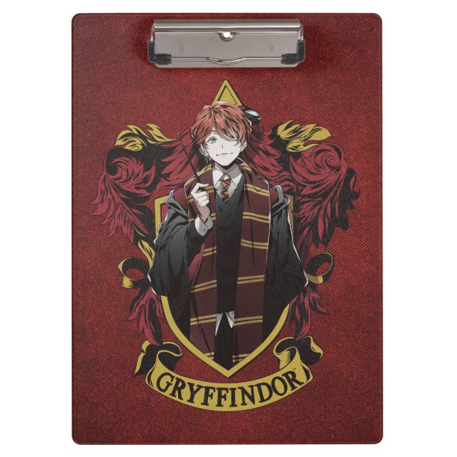 HARRY POTTER™ | Anime Ron Weasley House Wappen Klemmbrett (Vorderseite)