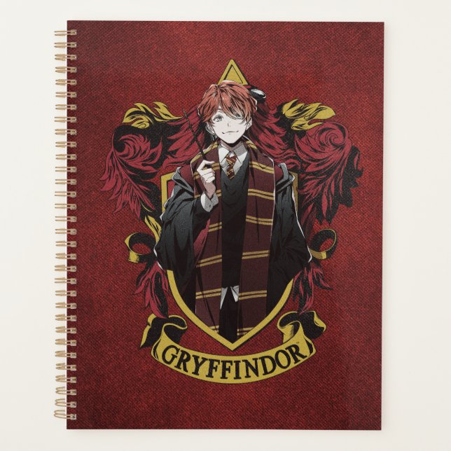 HARRY POTTER™ | Anime Ron Weasley House Wappen Planer (Vorderseite)