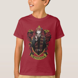 HARRY POTTER™ | Anime Ron Weasley House Wappen T-Shirt