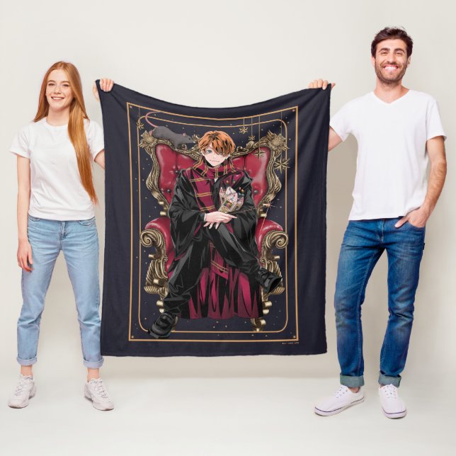 HARRY POTTER™ | Anime Ron Weasley Sitzplatz Fleecedecke (Beispiel)