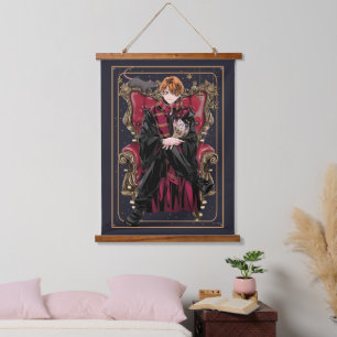 HARRY POTTER™   Anime Ron Weasley Sitzplatz Wandteppich Mit Holzrahmen