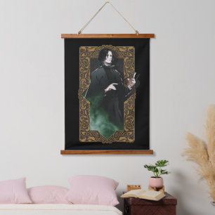 HARRY POTTER™ Anime Snape Frame Graphic Wandteppich Mit Holzrahmen