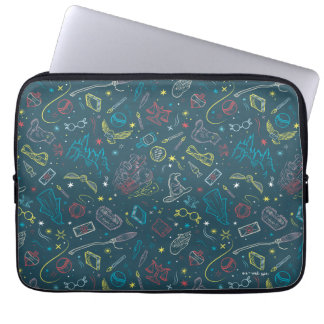 HARRY POTTER™ Artifakt Line Art Muster Laptopschutzhülle