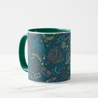 HARRY POTTER™ Artifakt Line Art Muster Tasse