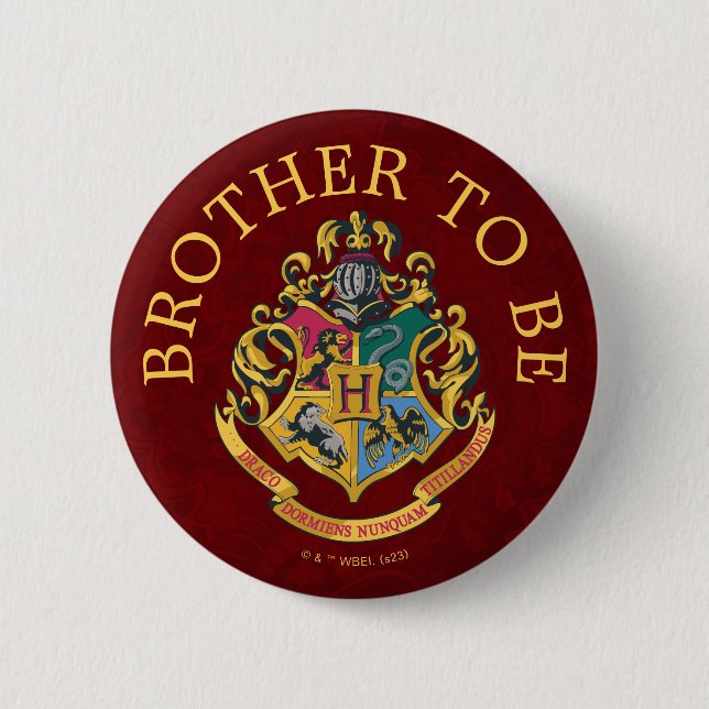Harry Potter Baby Shower | Bruder Button (Vorderseite)