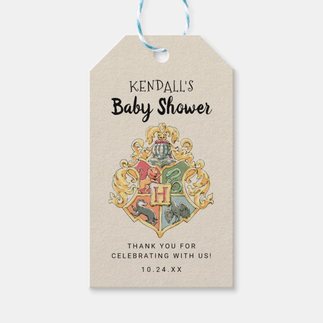 Harry Potter Baby Shower Vielen Dank für Ihre Gesc Geschenkanhänger (Vorderseite)