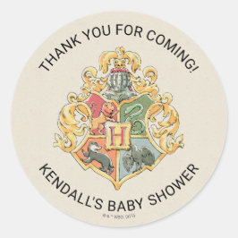 Harry Potter Baby Shower Vielen Dank Runder Aufkleber