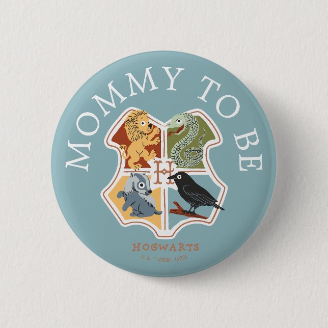 Harry Potter Baby Shower | werdende Mutter Button (Vorderseite)