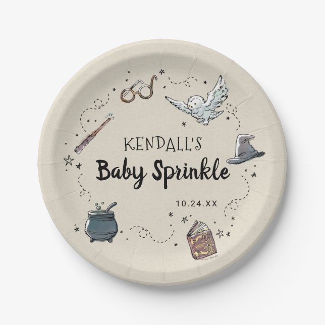 Harry Potter Baby Sprinkle Pappteller (Vorderseite)