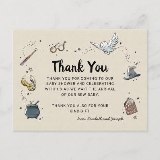 Harry Potter | Babydusche Vielen Dank Postkarte