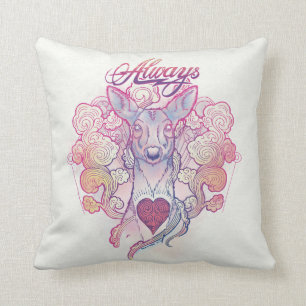 Harry Potter-Bann   "immer" Damhirschkuh Patronus Kissen