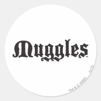 Harry Potter-Bann | Muggles Runder Aufkleber