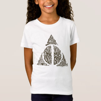 Harry Potter-Bann TOTEN | HEILIGT Typografie GR T-Shirt