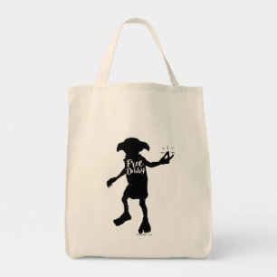 Harry Potter   "Befreie Dobby" Silhouetten-Typogra Tragetasche