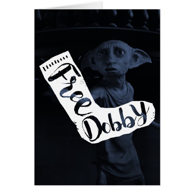 Harry Potter | "Befreie Dobby" Socken-Typografie (Vorne)