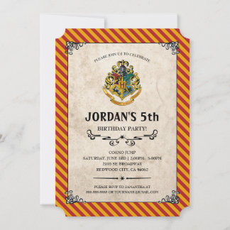 Harry Potter Birthday Einladung