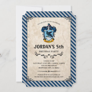 Harry Potter Birthday | Ravenclaw Einladung