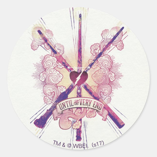 Harry Potter | Bis zum Ende Runder Aufkleber (Vorderseite)