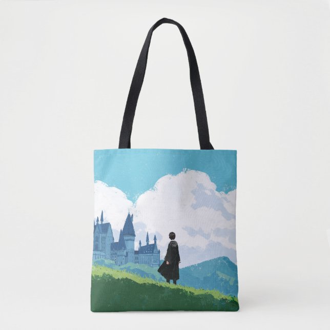 HARRY POTTER™ Blick auf HOGWARTS™-Schloss (Vorderseite)