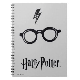 Harry Potter Blitzspur und Brille Notizblock