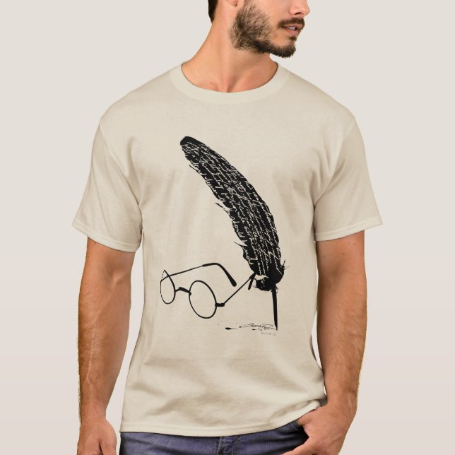 Harry Potter | Brille und Federhalter T-Shirt (Vorderseite)