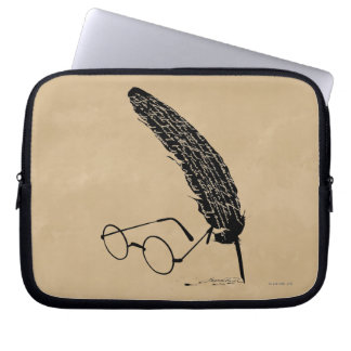 Harry Potter | Brille und Quill Laptopschutzhülle
