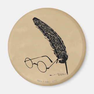 Harry Potter | Brille und Quill Magnet