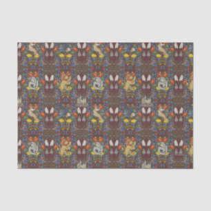 HARRY POTTER™   Burgundy Watercolor Icon Muster Seidenpapier