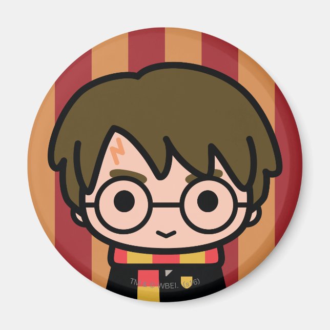 Harry Potter Cartoon Art Magnet (Vorne)