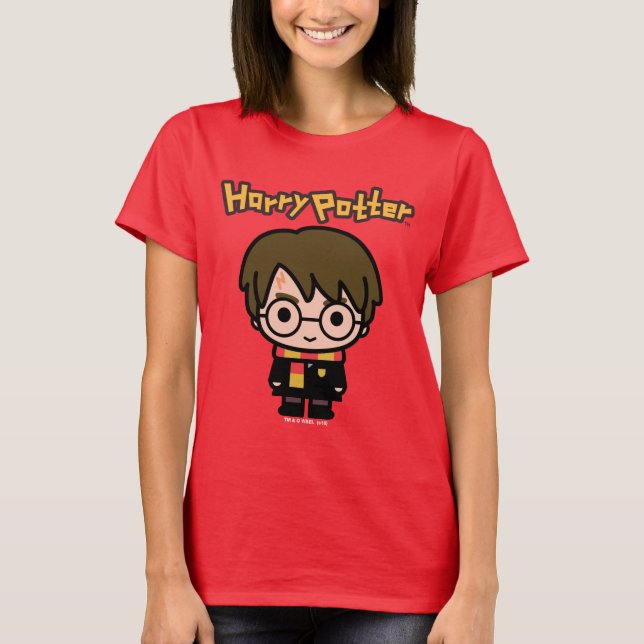 Harry Potter Cartoon Art T-Shirt (Vorderseite)