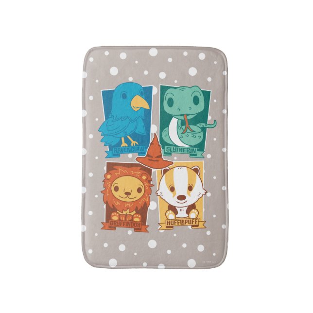 HARRY POTTER™ | CARTOON HOGWARTS™ HOUSTS™ BADEMATTE (Vorderseite Vertikal)