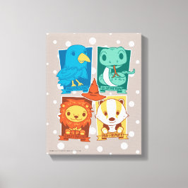 HARRY POTTER™ | CARTOON HOGWARTS™ HOUSTS™ LEINWANDDRUCK