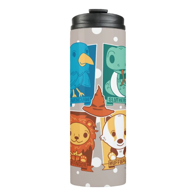 HARRY POTTER™ | CARTOON HOGWARTS™ HOUSTS™ THERMOSBECHER (Vorderseite)