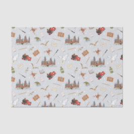 Harry Potter Cartoon Hogwarts Muster Seidenpapier